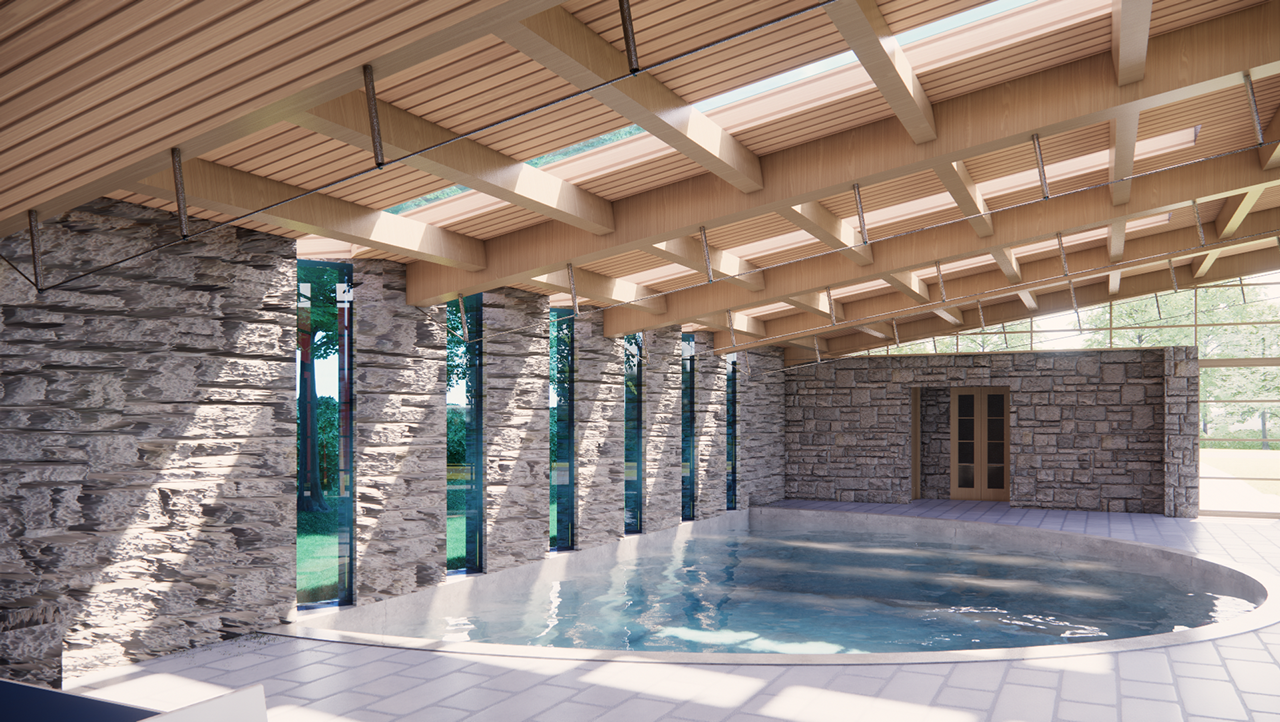 Poolhouse in Gardiner, New York